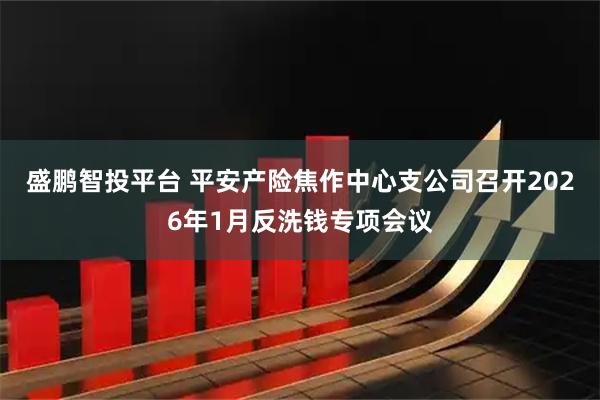 盛鹏智投平台 平安产险焦作中心支公司召开2026年1月反洗钱专项会议