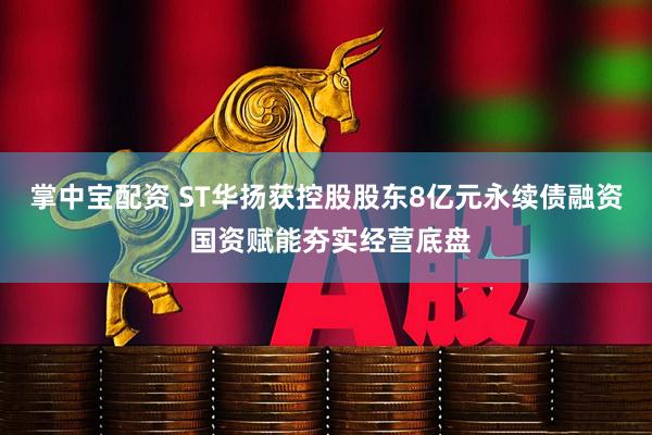 掌中宝配资 ST华扬获控股股东8亿元永续债融资 国资赋能夯实经营底盘